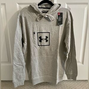 NWT Under Armour Mens Rival Logo Hoodie
